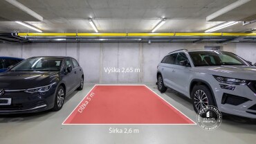 Prenájom garážového státia v novostavbe na Bosákovej ulici, BA V. Petržalka