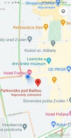 Prenájom parkovacieho miesta v centre s monitorovaním