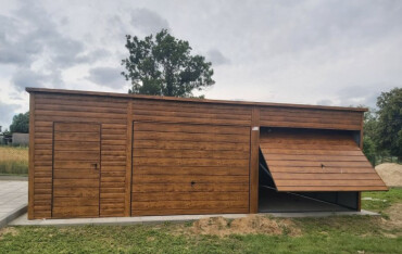 Predaj plechovej garáže 8x6 s rozmermi