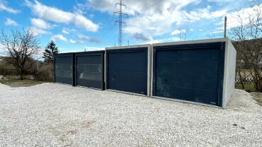 Predaj nového betónového garáže s pozemkom v Bratislave IV