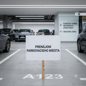 Parkovacie miesto na prenájom v Eurovea Tower