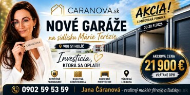 Predaj a prenájom nových garáží v Holíči