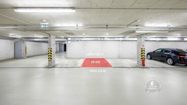 Prenájom garážového státia v novostavbe na Bosákovej ulici, BA V. Petržalka