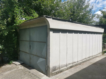 Na predaj prefabrikovaná betónová garáž od PREFA