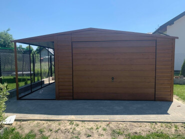 Predaj garáže 4x6 m s prístreškom 2 m