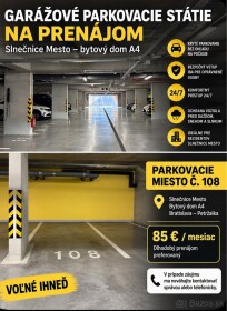 Prenájom garážového státia v Slnečniciach