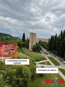 Na predaj murovaná radová garáž 19 m² s elektrinou na Jenisejskej ulici