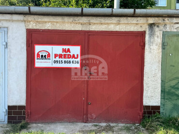 Zrekonštruovaná murovaná garáž na predaj v Michalovciach