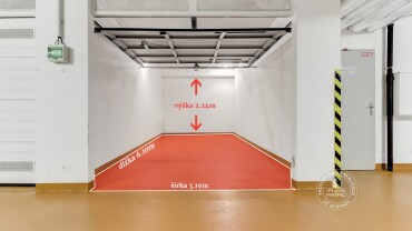 Prenájom uzamykateľnej garáže 20m2 v novostavbe na Lužnej ulici