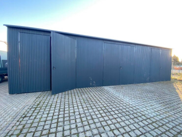 Plechová garáž 15m x 5m na predaj