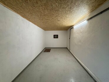 Prenájom garáže s pivnicou a elektrinou v Poprade-Starom Juhe