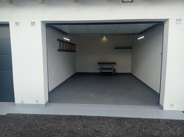 Prenájom novej garáže v Bošanoch s elektrinou a alarmom