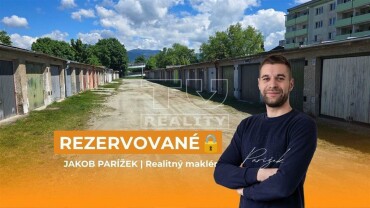 Na predaj priestranná murovaná garáž v Martine - Sever