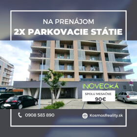 Prenájom 2 vonkajších parkovacích miest, Inovecká, Košice-Terasa