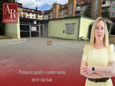 Prenájom garáže v uzavretom parkovacom dome v Púchove