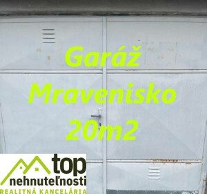 Predaj murovanej garáže v lokalite Mravenisko, Topoľčany