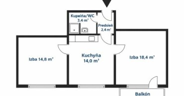 Prenájom garážového parkovacieho miesta v Bratislave - Rača, ul. Eduarda Wenzla