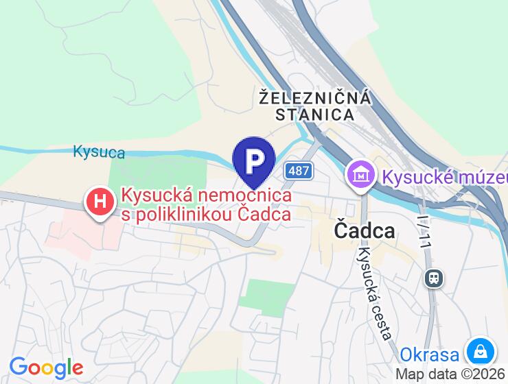 Betónová garáž na prenájom v centre Čadce