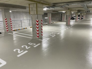 Dlhodobý / krátkodobý prenájom parkovacieho miesta v podzemnej garazi, Bratislava, ul. Tomasikova 28, blizko letisko, Ikea, Avion.