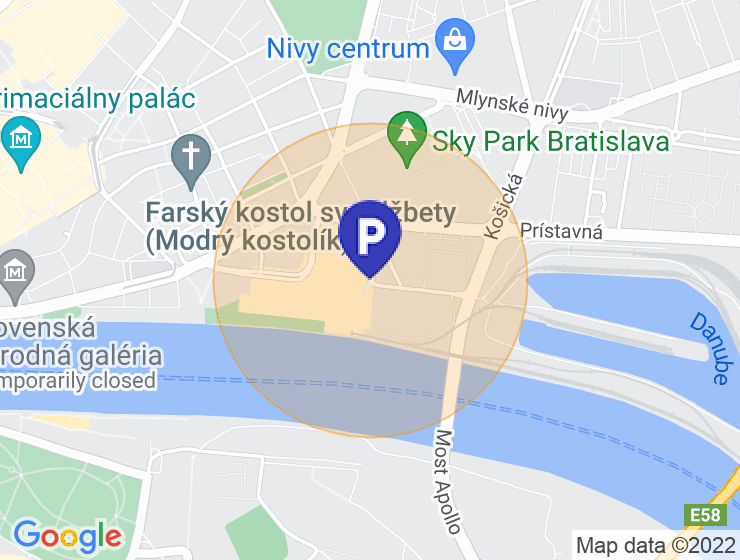 Hľadám dlhodobý parking - v blízkosti budovy Tower 115