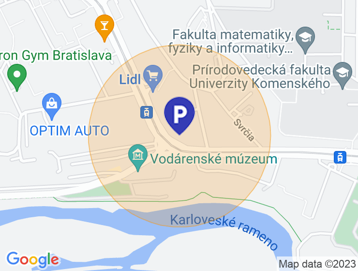 Dlhodobý parking Karlova ves