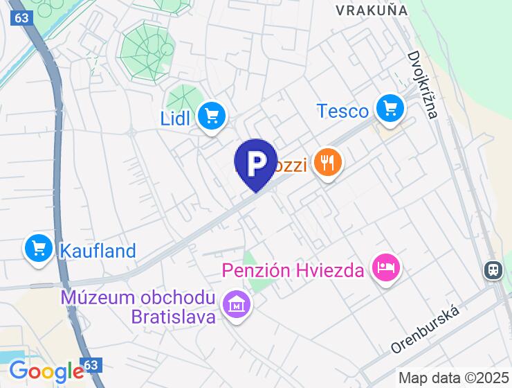 Dlhodobý prenájom garáže na Kazanskej ulici v Bratislave
