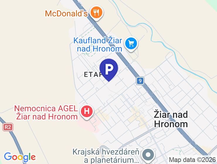 Dlhodobý prenájom garáže v Žiari nad Hronom, sídlisko Etapa