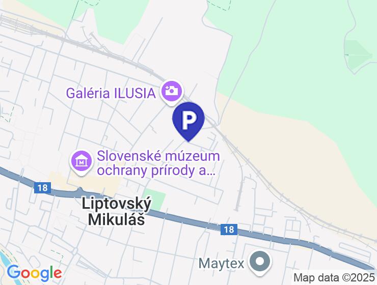 Dlhodobý prenájom garáží s elektrinou v Liptovskom Mikuláši