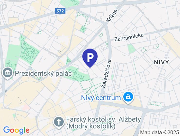 Dlhodobý prenájom garážového parkovacieho miesta na Moskovskej ulici