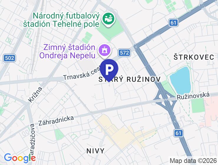 Dlhodobý prenájom garážového státia na Stodolovej ulici v Ružinove