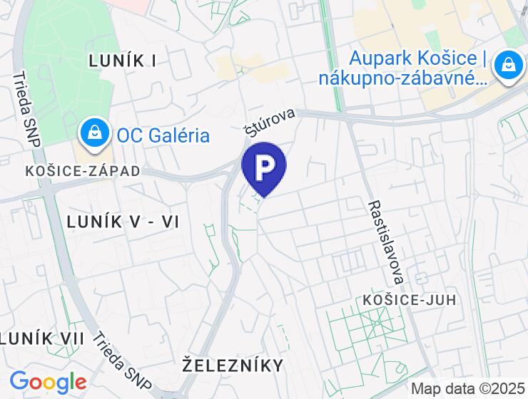 Dlhodobý prenájom garážového státia na Žižkovej ulici