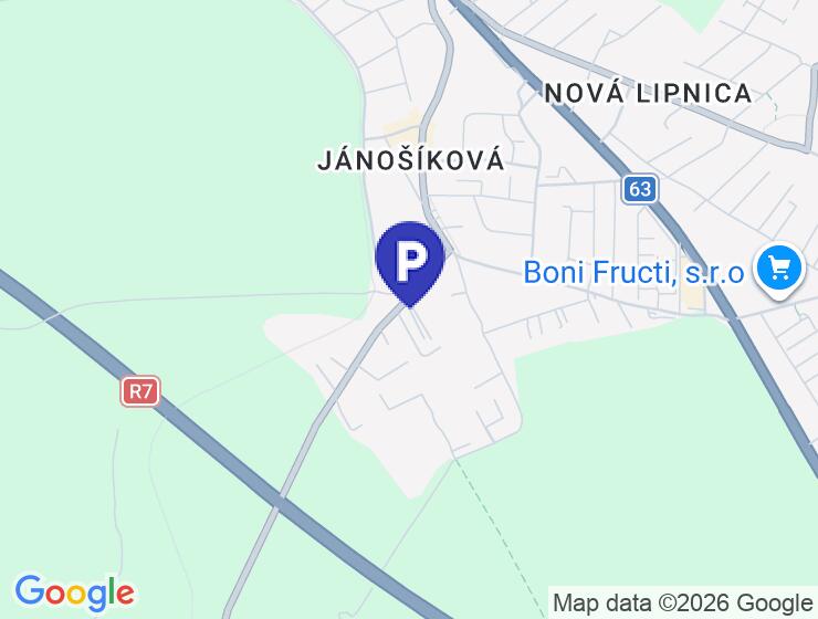 Dlhodobý prenájom parkovacieho miesta na Holubia 1/A v Miloslavove