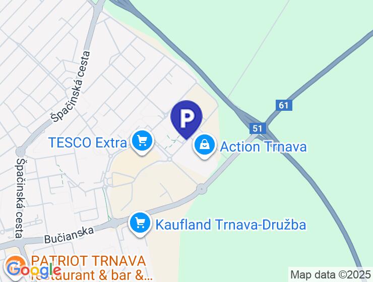 Dlhodobý prenájom parkovacieho miesta v podzemnej garáži Arborii, Trnava