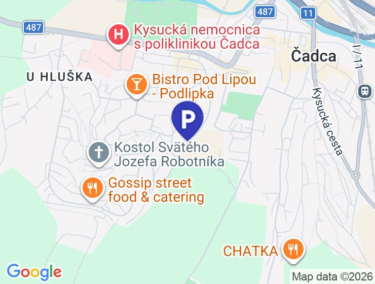 Dlhodobý prenájom parkovacieho státia v Cadci