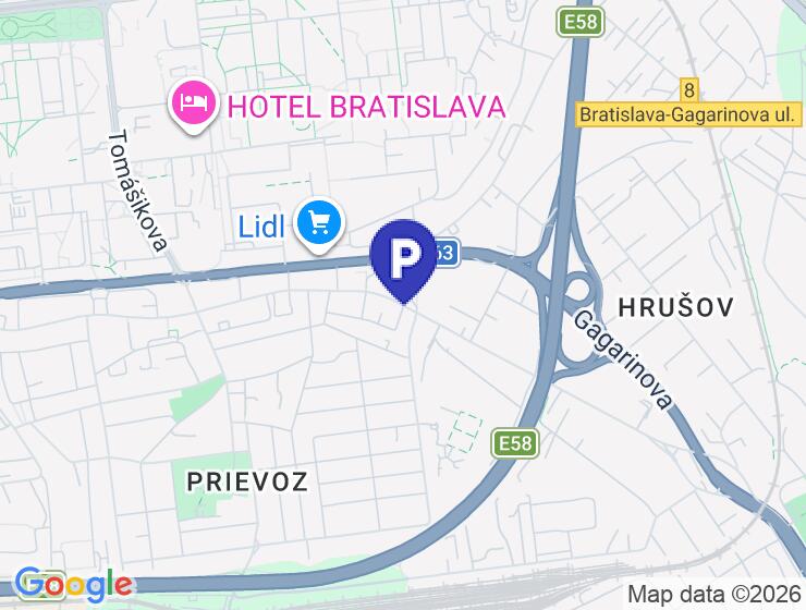 Dlhodobý prenájom podzemnej garáže na Mierovej ulici v Ružinove