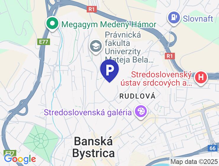 Dlhodobý prenájom vnútorného parkovacieho miesta na Komenského ulici