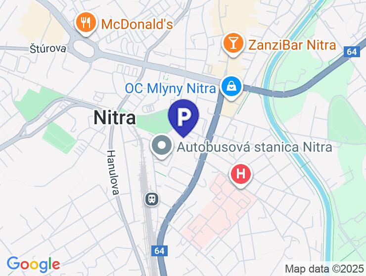 Dlhodobý prenájom vnútorného parkovacieho miesta v Nitre