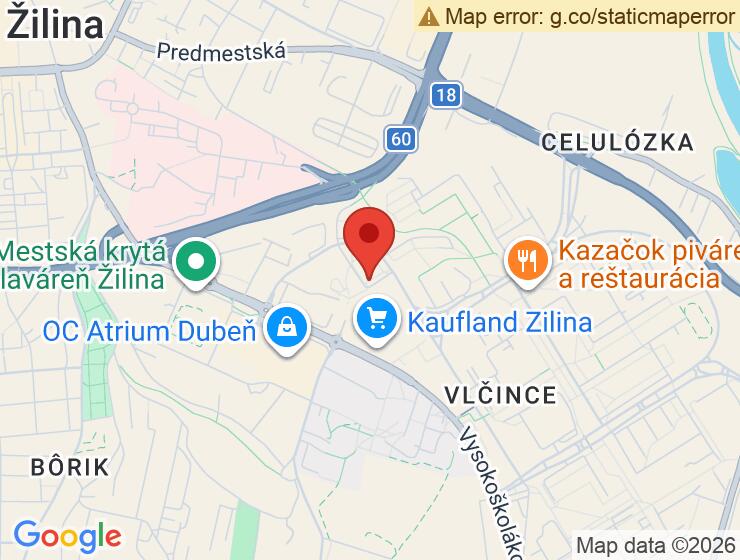 Dlhodobý prenájom vnútorného parkovacieho miesta v Žiline