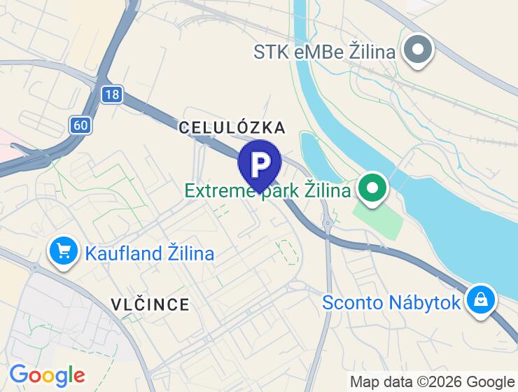 Dlhodobý prenájom vonkajšieho parkovacieho státia v Žiline