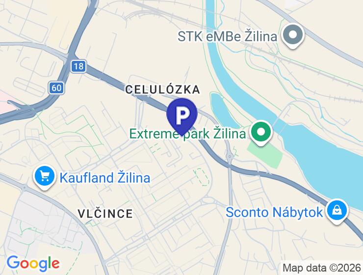Dlhodobý prenájom vonkajšieho parkovacieho státia v Žiline