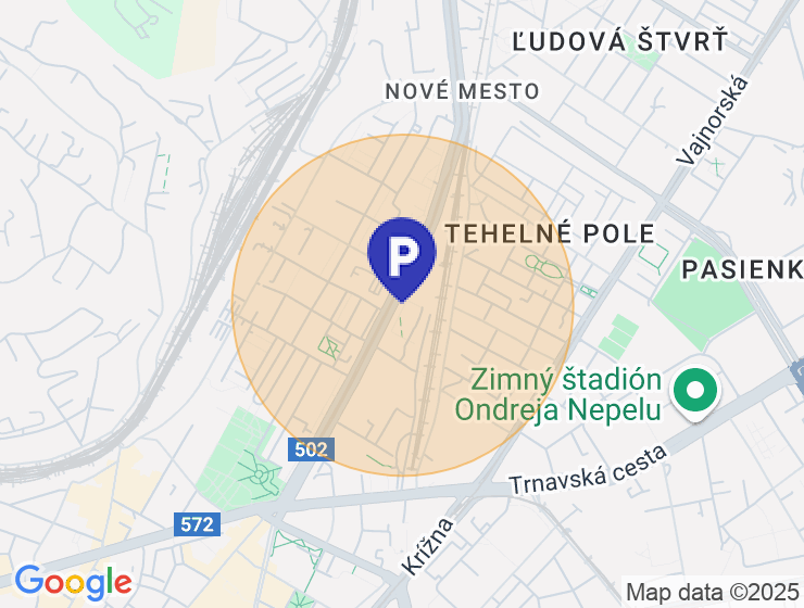 DOPYT: Prenájom parkovacieho miesta Urban Residence, Rezidencia pri Mýte Račianska ulica, Bratislava