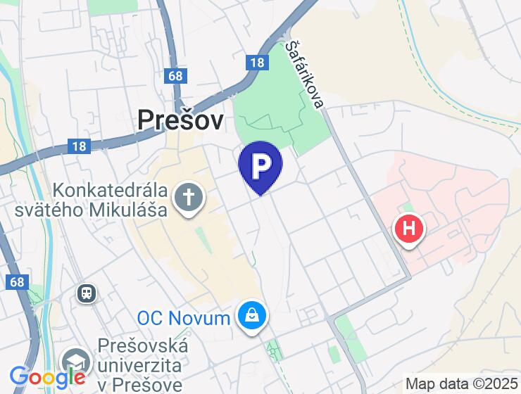 Dvojgaráž na dlhodobý prenájom v centre Prešova