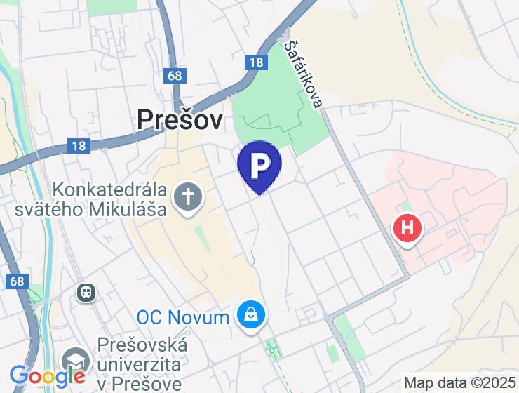 Dvojgaráž na dlhodobý prenájom v centre Prešova