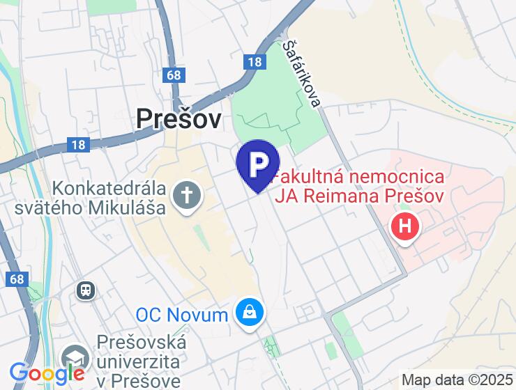 Dvojgaráž na dlhodobý prenájom v centre Prešova