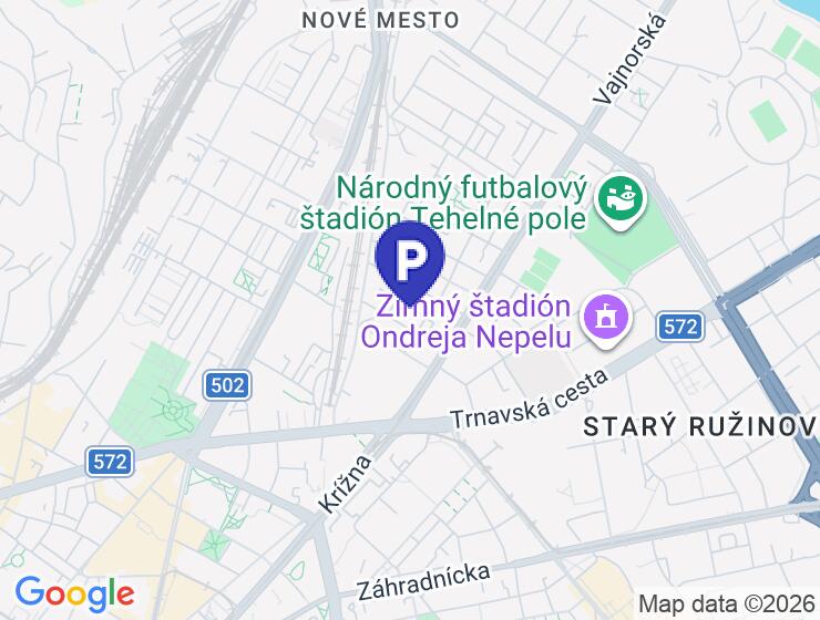Dvojgaráž na prenájom s elektrinou, Sliezska - 37m2