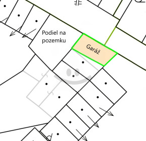 Murovaná garáž na predaj v centre Žiliny, 22 m2