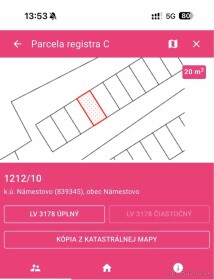 Na predaj samostatná garáž v Námestove, 20 m²