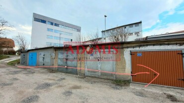 Predaj uzatvorenej garáže 19m2 na Krivej ulici, Košice