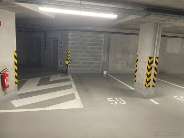 Prenájom priestranného parkovacieho miesta v podzemnej garáži Nuppu, Hraničná