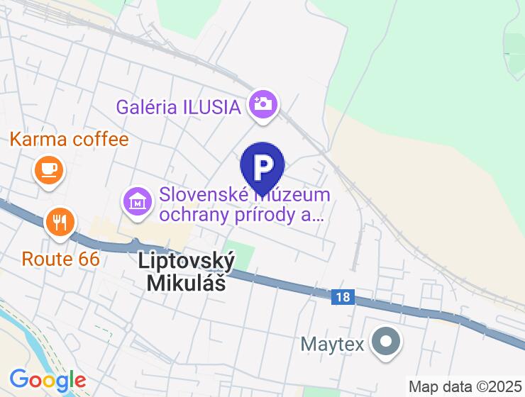 Garáž na predaj v Liptovskom Mikuláši blízko centra